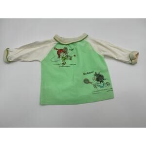 Rare Vintage 1978 Marty Links Baby Shirt White Tennis‎ Cartoon Hallmark Card